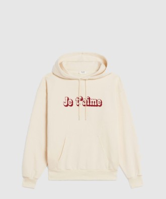 로고 후드 긴팔