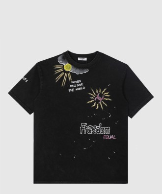 로고 프린트 반팔