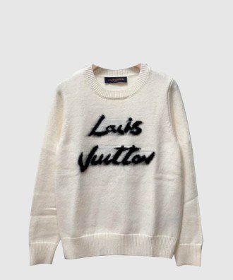 프린트 니트 톱