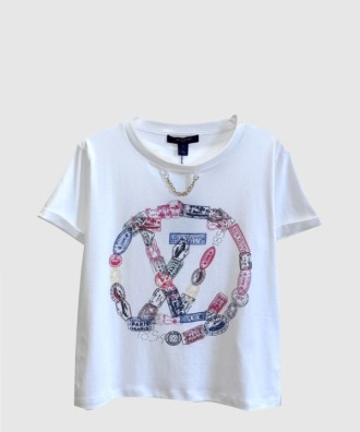 로고 프린트 반팔