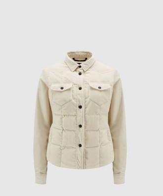 코듀로이 다운 셔츠 재킷