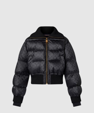 로고 쇼트 코트