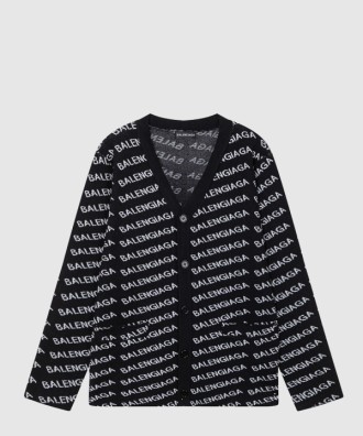 올오버 로고 가디건