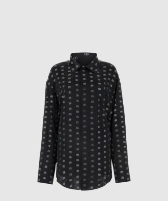 미니멀 라지 핏 셔츠