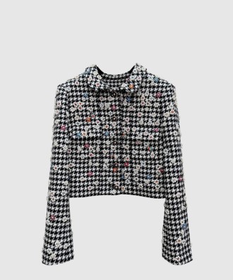 로고 쇼트 코트