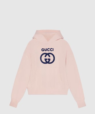 자수 코튼 저지 스웨트셔츠