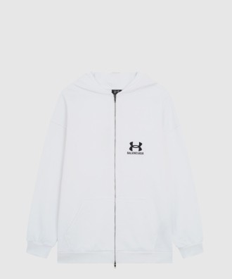 레귤러 핏 집업 후디