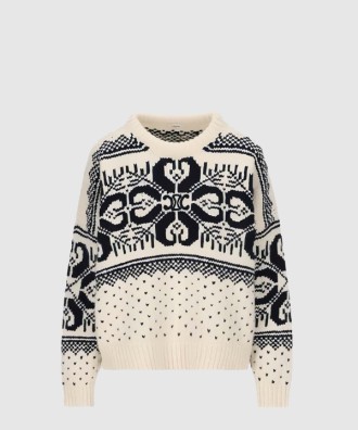 오버사이즈 울 캐시미어 니트 스웨터