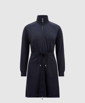 집업 미니 드레스