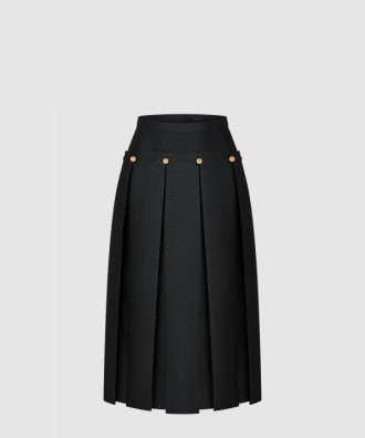 박스 플리츠 스커트