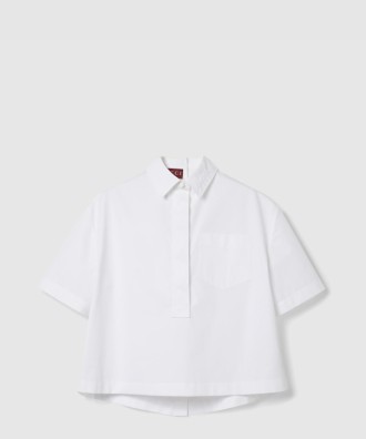 엠보싱 코튼 포플린 셔츠