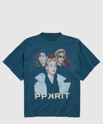 피피 끄릿 오버사이즈 티셔츠