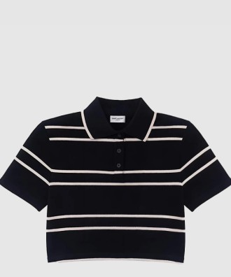 스트라이프 로고 폴로셔츠 반팔