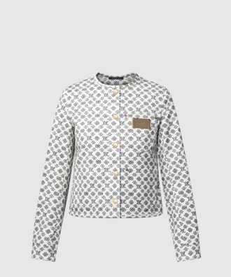 블러리 모노그램 재킷