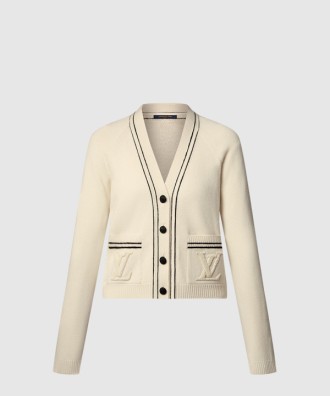 스트라이프 액센트 가디건