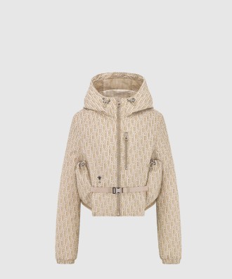 크롭 후드 재킷