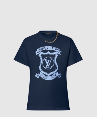 티셔츠 위드 LV 크레스트