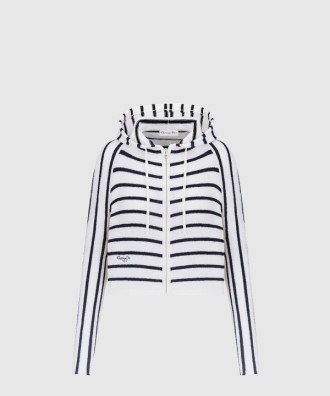 후드 지퍼 가디건