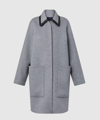 리무버블 칼라 더블 페이스 코트