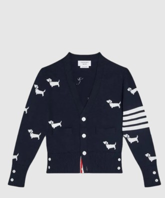 키즈 4-바 헥터 카디건