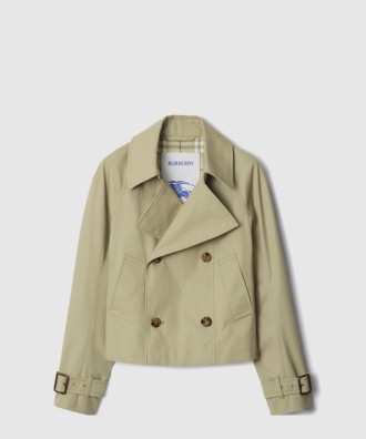 코튼 블렌드 트렌치 재킷