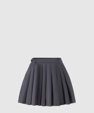 클래식 솔리드 스커트