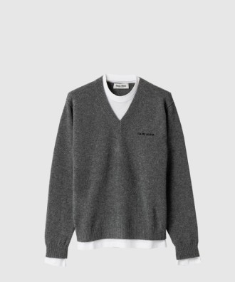 캐시미어 V넥 스웨터