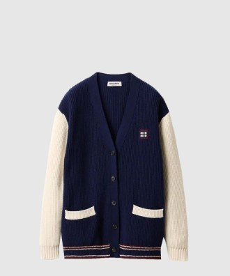 울 캐시미어 카디건