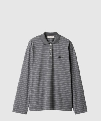 코튼 저지 폴로 셔츠