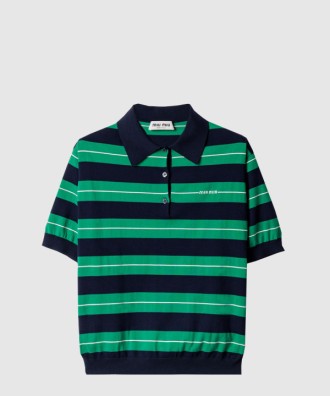 코튼 니트 폴로 셔츠