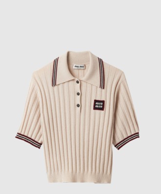 캐시미어 니트 폴로 셔츠