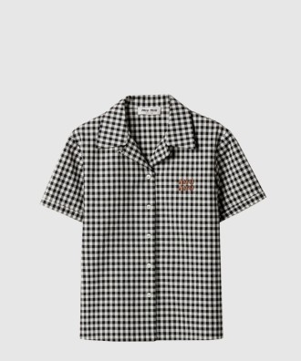 깅엄 체크 셔츠