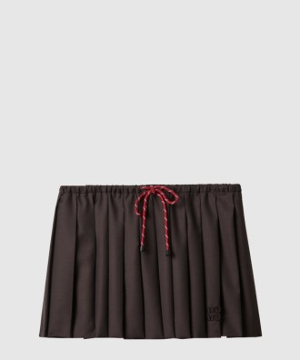플리츠 바타비아 스커트