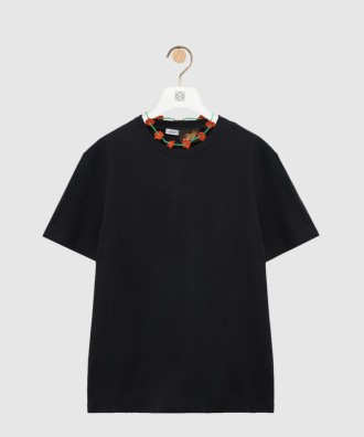 크로셰 티셔츠 코튼