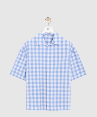 쇼트 슬리브 셔츠 코튼