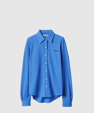 코튼 피케 셔츠