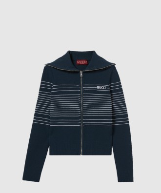 인타르시아 패브릭 폴로 재킷