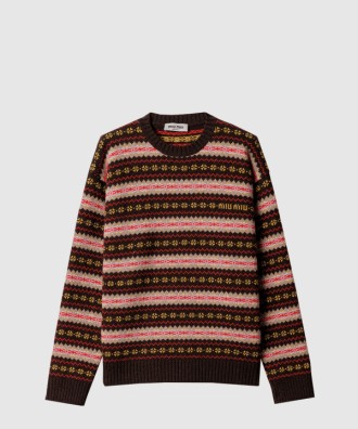 울 크루넥 스웨터