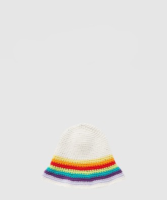 레인보우 버킷햇