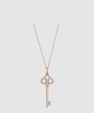 크라운 키 목걸이