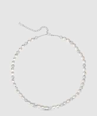 모노그램 펄 목걸이 M01157