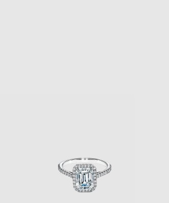 플래티넘 큐빅 링