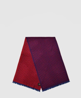 GG 자카드 패턴 니트 스카프 438460