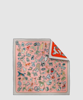 Caracteristick 더블 페이스 스카프 90