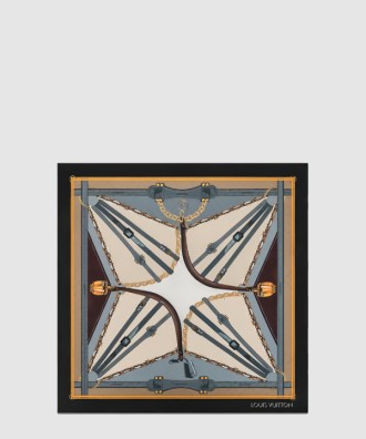 모노그램 플라워 스퀘어 90 M77580