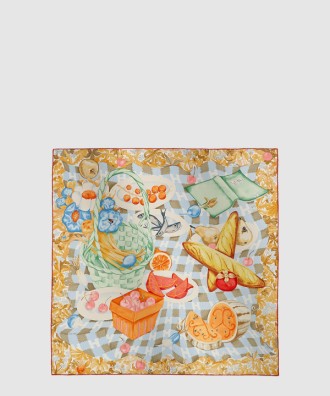 Un Carre sur l'Herbe 스카프 90