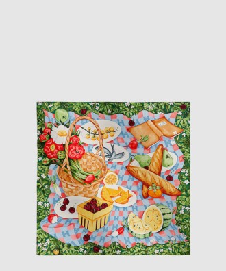 Un Carre sur l'Herbe 스카프 90