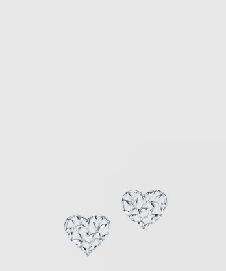 올리브 리프 하트 이어링