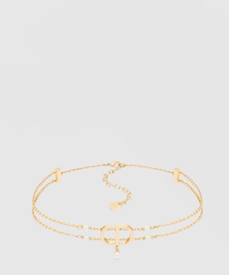 Passage CD 더블 목걸이 N3062