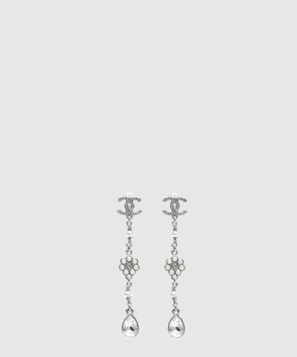 꽃 진주 귀걸이 AB7137